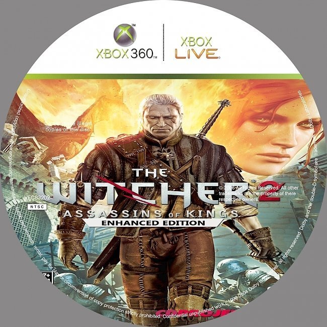 dvd cover The Witcher 2: Assassins Of Kings EE CUSTOM NTSC