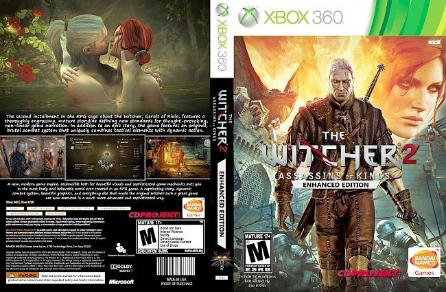 dvd cover The Witcher 2: Assassins Of Kings EE CUSTOM NTSC