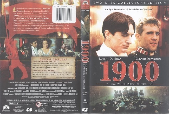 dvd cover 1900 (1976) - Front s