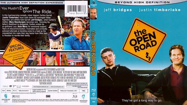 dvd cover The Open Road