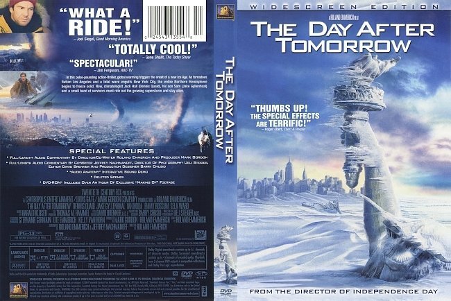 dvd cover The Day After Tomorrow (2004) WS R1