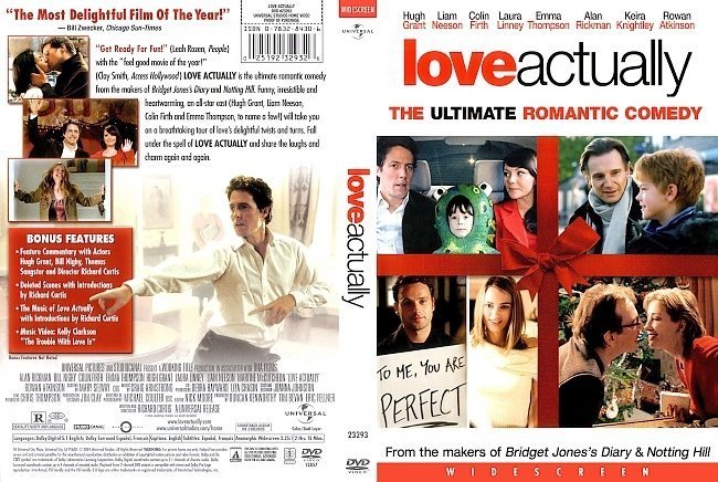 dvd cover Love Actually (2003) R1