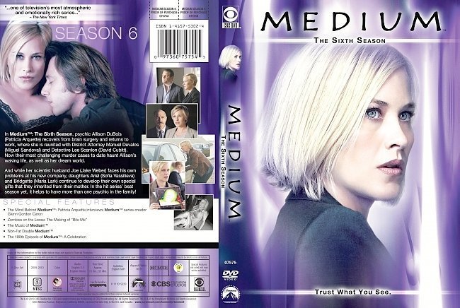 dvd cover Medium: Season 5-6 R1 Front s