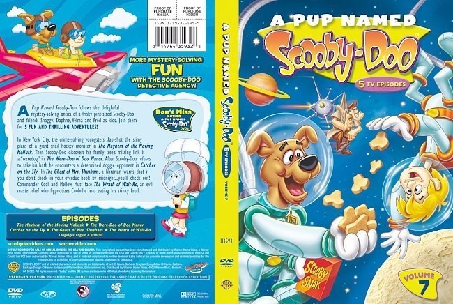 dvd cover A Pup Named Scooby Doo Vol 7