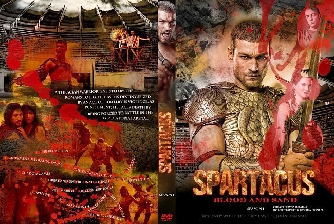 dvd cover Spartacus Season 1