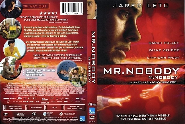 dvd cover Mr. Nobody (2009) R1