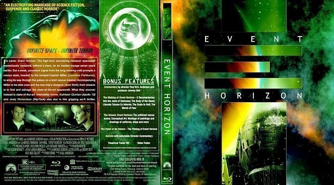 dvd cover Event Horizon