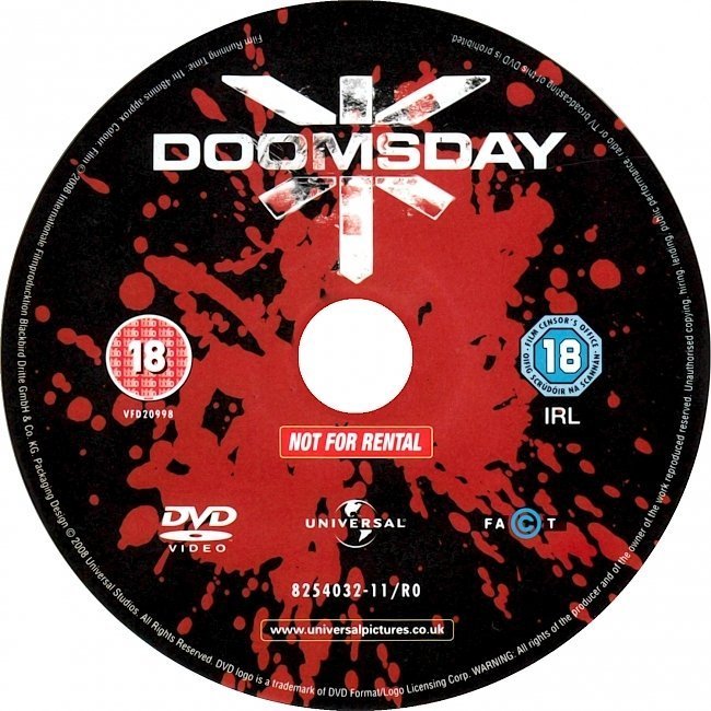 dvd cover Doomsday (2008) R2