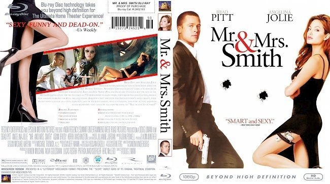 dvd cover Mr. & Mrs. Smith