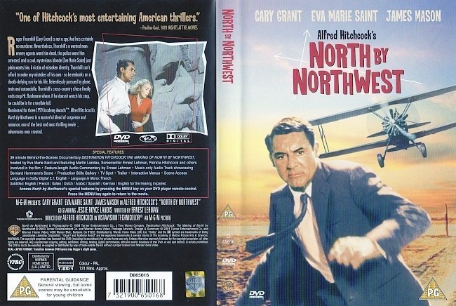 dvd cover North By Northwest (1959) R2