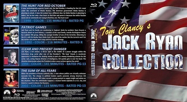 dvd cover Jack Ryan Collection