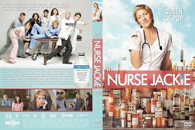 dvd cover Nurse Jackie Season 3