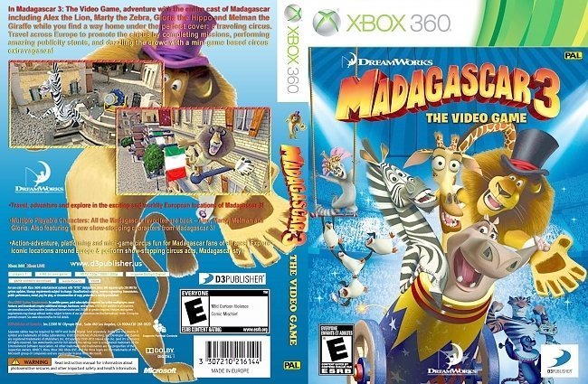 Madagascar 3: The Video Game  PAL 