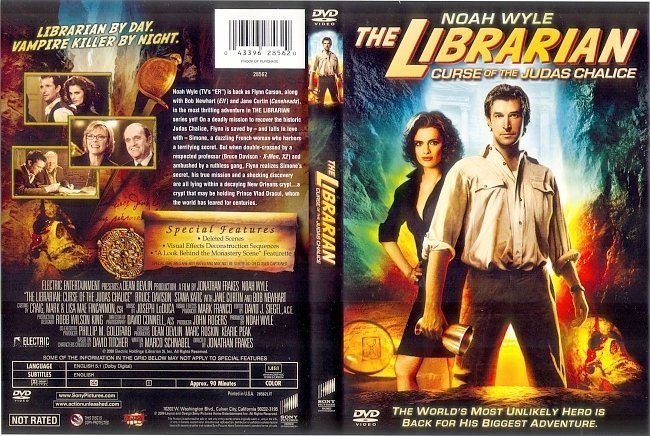 dvd cover The Librarian: Curse of the Judas Chalice (2008) WS R1