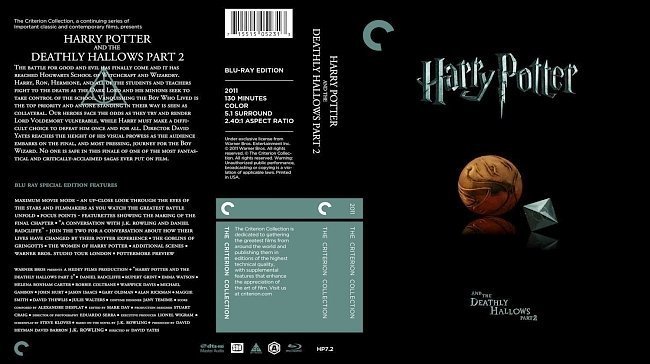 dvd cover Harry Potter And The Deathly Hallows Part 22