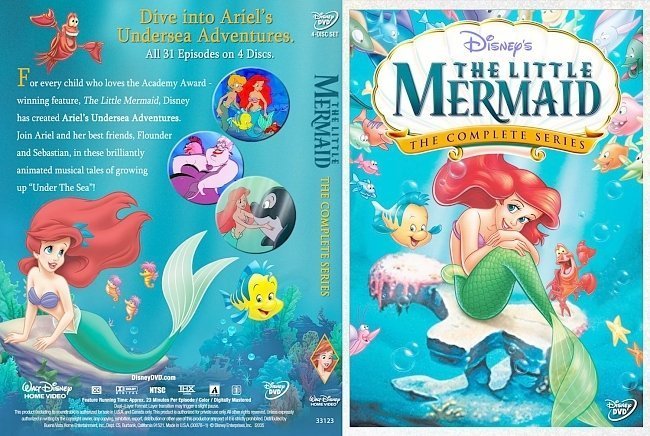 dvd cover The Little Mermaid The Complete Series