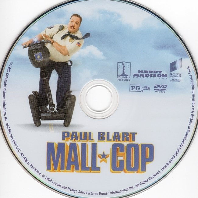 dvd cover Paul Blart: Mall Cop (2009) WS R1