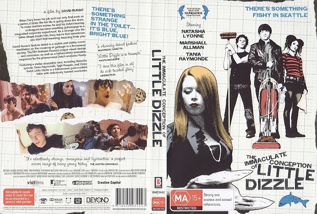 dvd cover The Immaculate Conception Of Little Dizzle (2009) FS R4