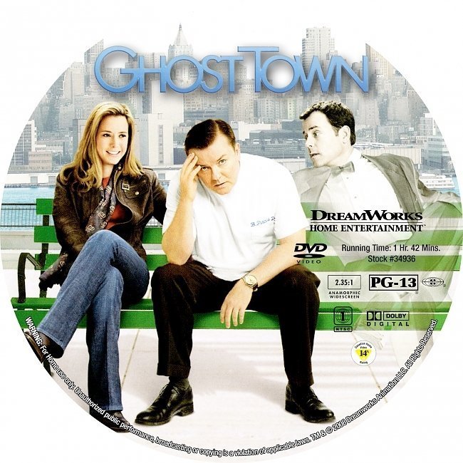 dvd cover Ghost Town (2008) WS R1