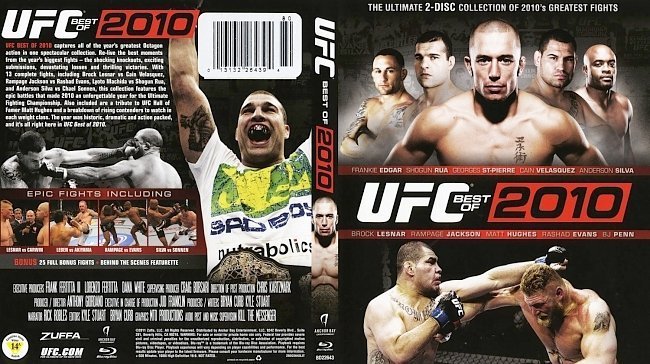 dvd cover UFC Best Of 2010