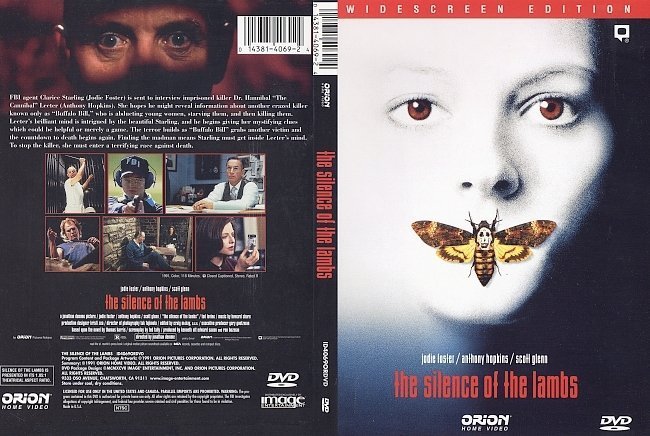 dvd cover The Silence Of The Lambs (1991) WS R1