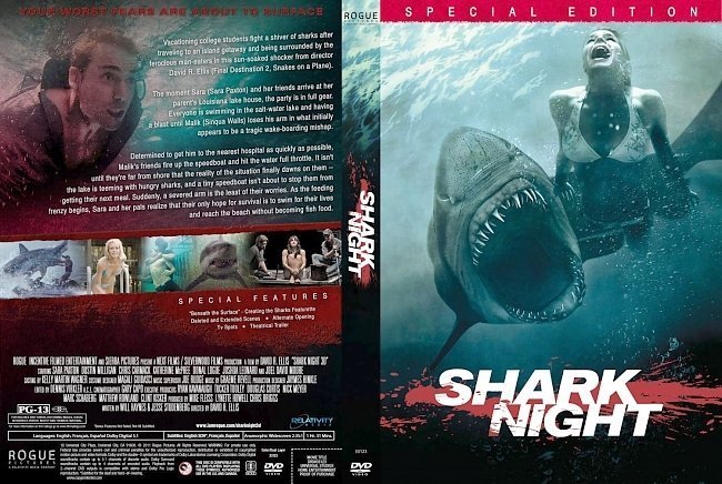 dvd cover Shark Night 1
