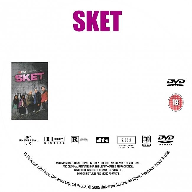 dvd cover Sket (2011)