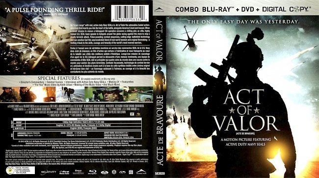 dvd cover Act Of Valor Acte De Bravoure