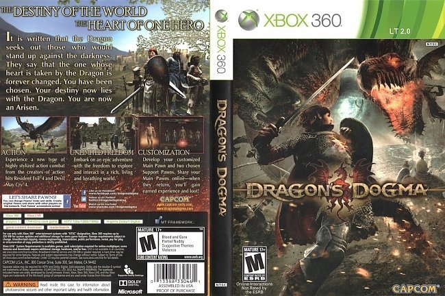 dvd cover Dragon Dogma NTSC