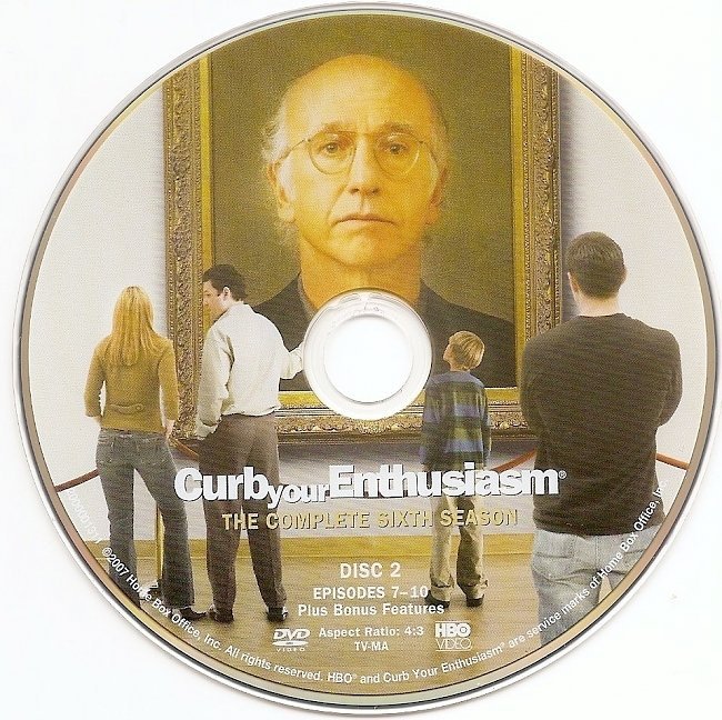 dvd cover Curb Your Enthusiasm: Season 6 (2007) R1