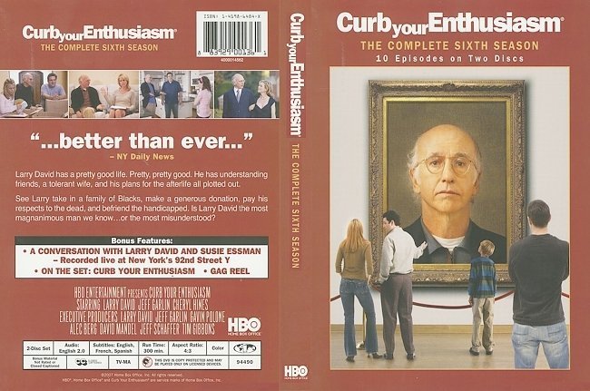 dvd cover Curb Your Enthusiasm: Season 6 (2007) R1