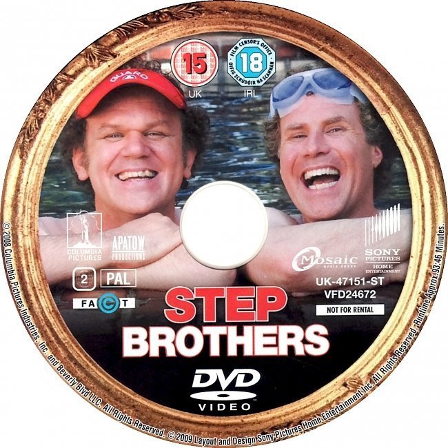 dvd cover Step Brothers (2008) R2