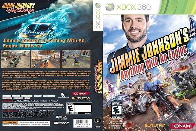 dvd cover Jimmie Johnsons Anything With An Engine