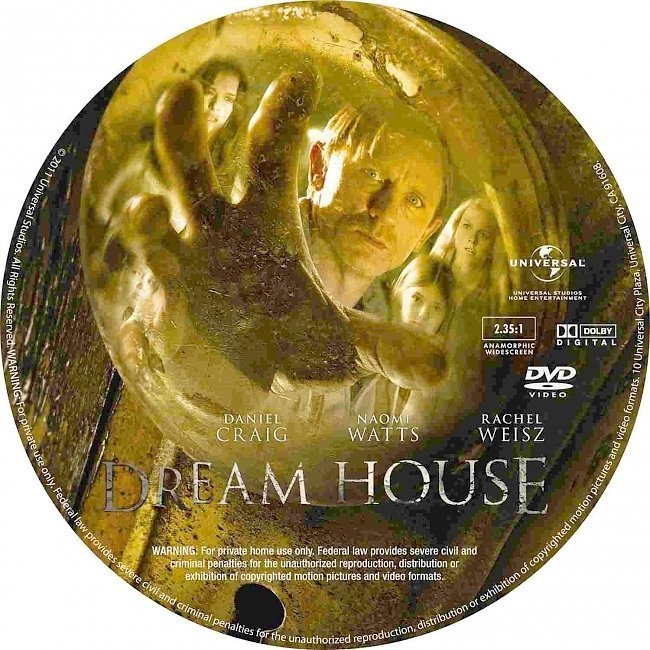 dvd cover Dream House R0 Custom (2011)