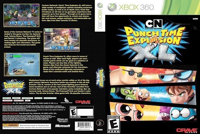 dvd cover Cartoon Network Punch Time Explosion XL