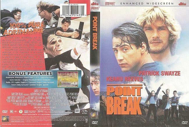 dvd cover Point Break (1991) WS R1