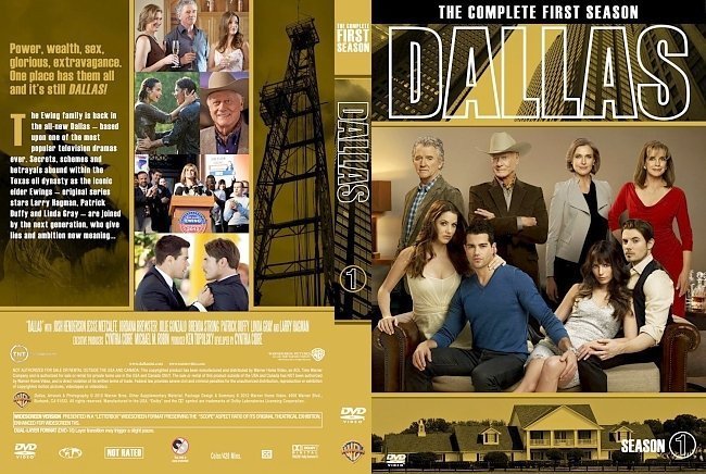 dvd cover Dallas Season 1 (2012)