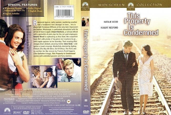 dvd cover This Property Is Condemned (1966) R1