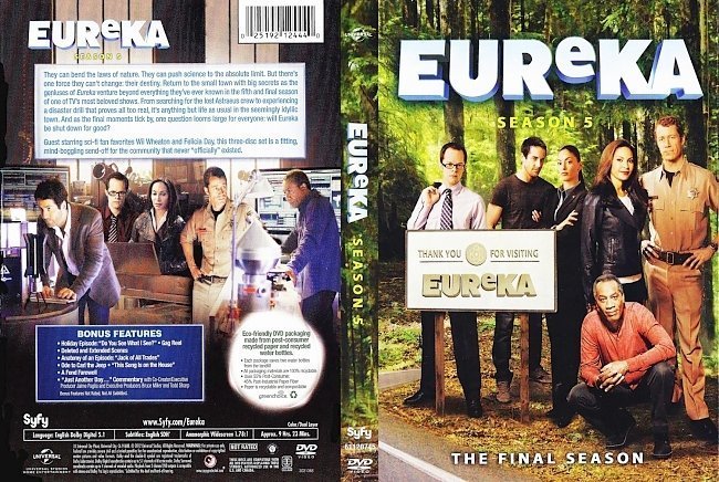 dvd cover Eureka Season 5