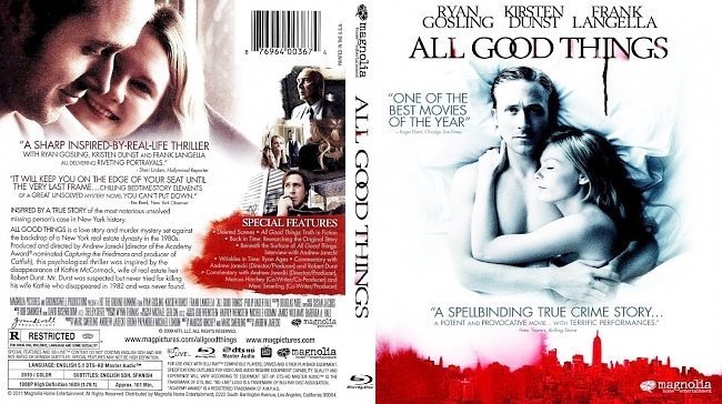 dvd cover All Good Things