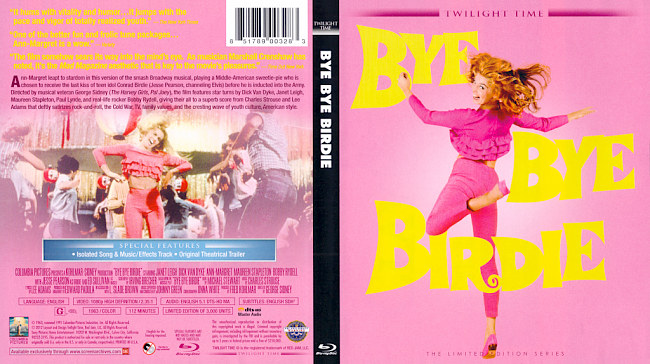 dvd cover Bye Bye Birdie