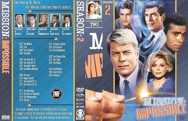 dvd cover Mission: Impossible Season 2