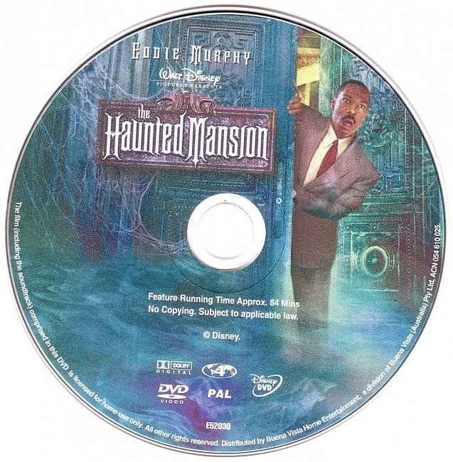 dvd cover The Haunted Mansion (2003) WS R4