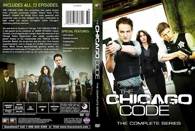 dvd cover The Chicago Code Season 1