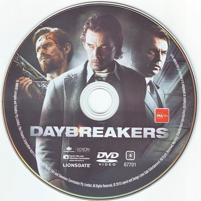 dvd cover Daybreakers (2009) WS R4