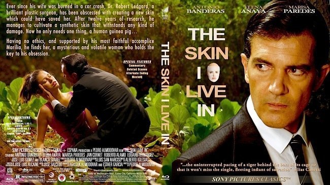 dvd cover The Skin I Live In