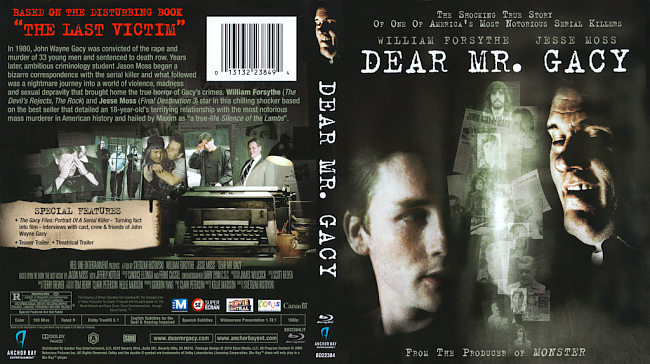 dvd cover Dear Mr. Gacy