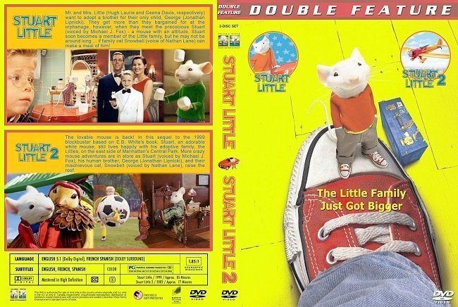 dvd cover Stuart Little Double