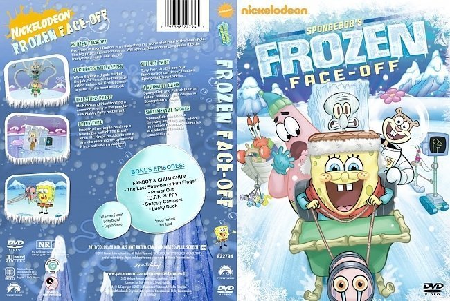 dvd cover Spongebob Squarepants: Frozen Face Off