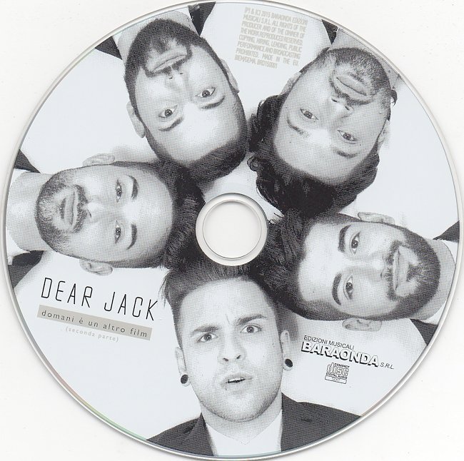 dvd cover Dear Jack - Domani EÂ´ Un Altro Film (Seconda Parte)